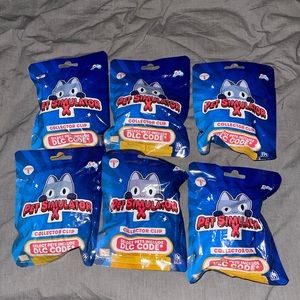 pet simulator x Collectors clips Surprise blind bag exclusive 6 BAGS